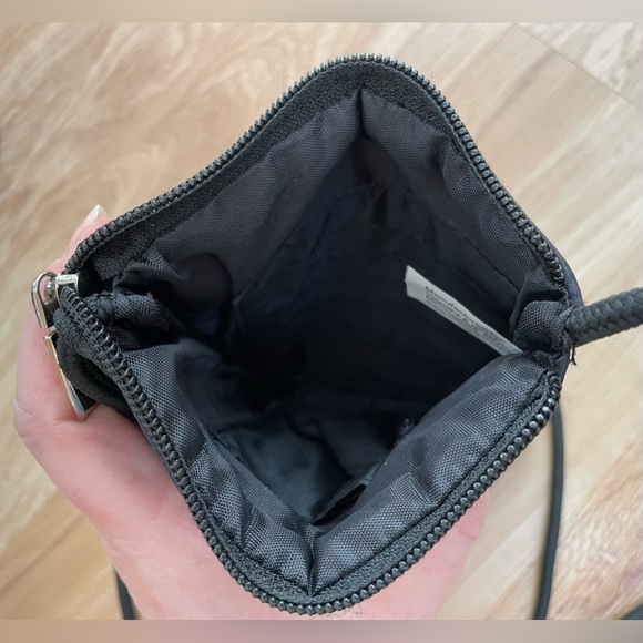 Rare Harold Feinstein Collection small black crossbody bag purse pink sunflower - Picture 6 of 8